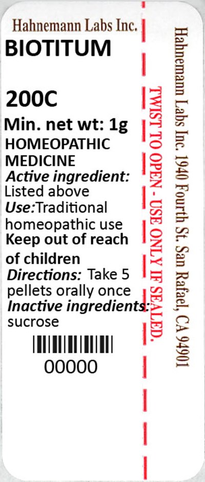 Biotitum 200C 1g - Biotitum 200C 1g 